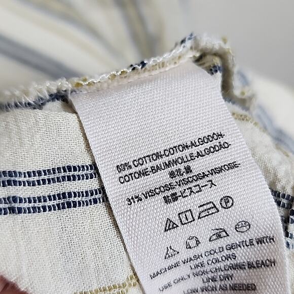 Free People Sweet Melody Stripe Size XS Trench Coat - Picture 5 of 13